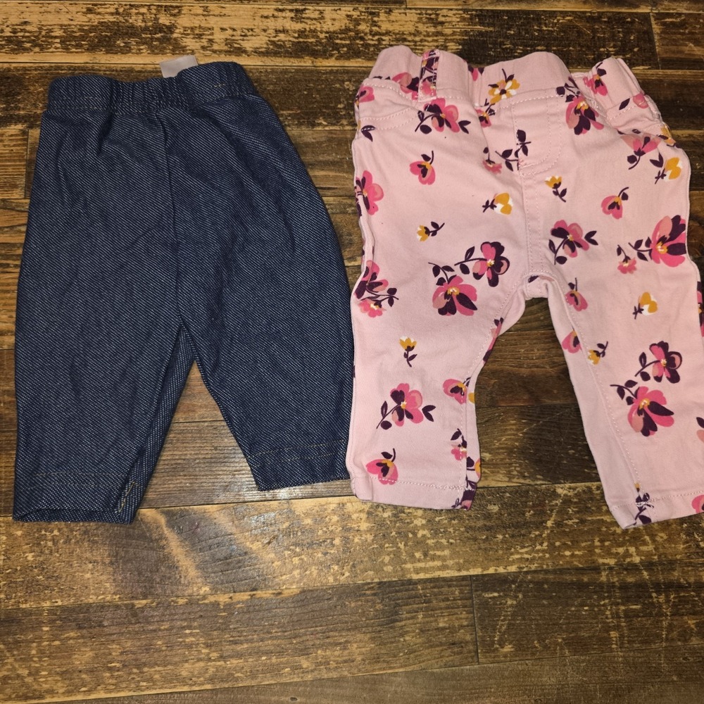 Baby Girl 0-3 Mo Bundle 16 pc Lot Newborn Bodysuits Pants Outfits Dress Bundle - Picture 11 of 11